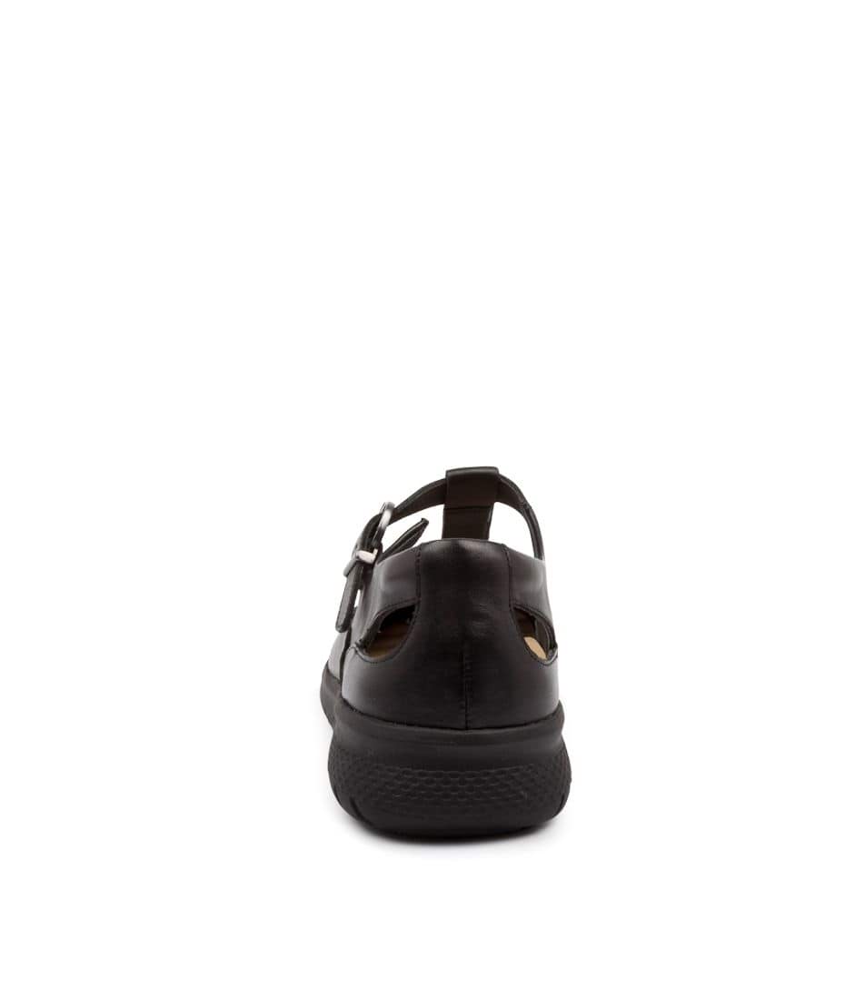 Women Ziera Skipper (Extra Wide, Adjustable Fit) Sneakers Black | Z-650943